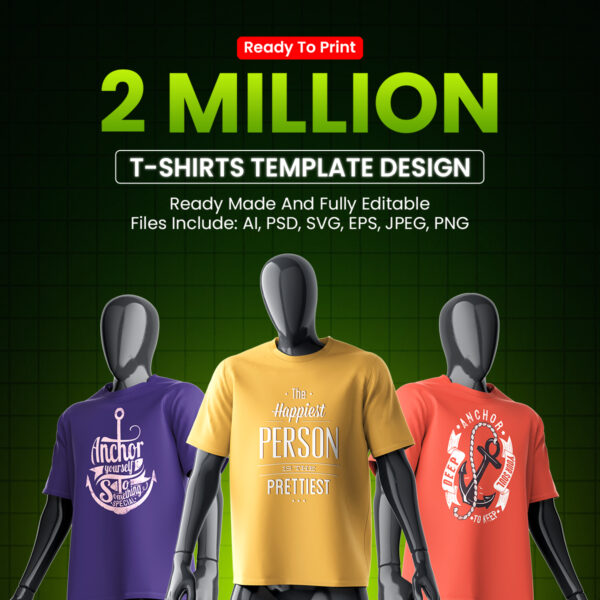 Launch Your Own T-Shirt Brand with 2 Million  Premium Designs!